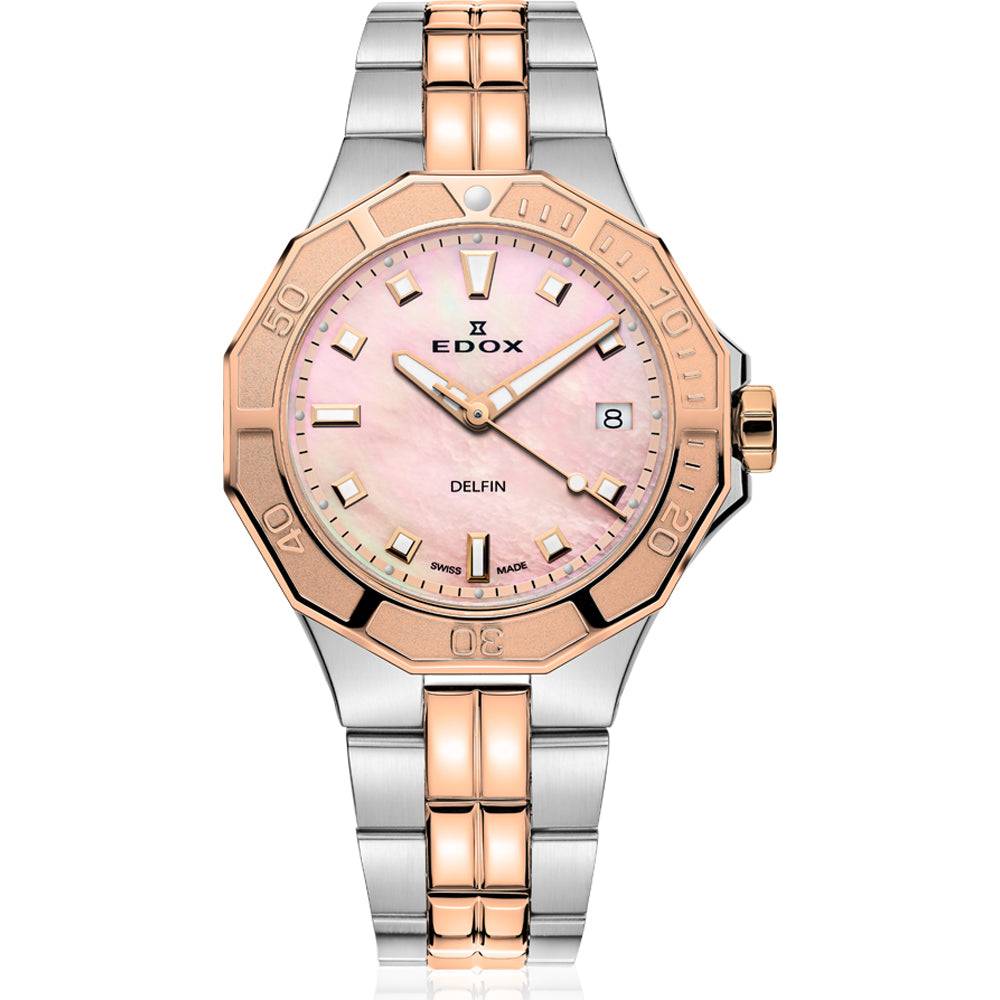 Edox Delfin dames duikhorloge 38mm 20ATM kopen