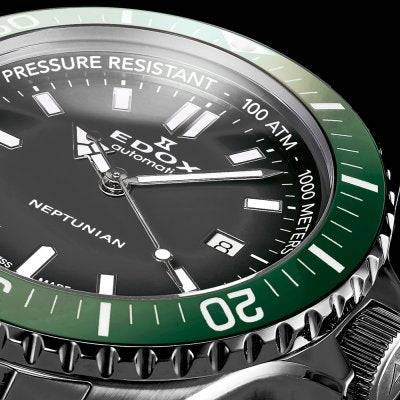 Edox Neptunian 80120 3VM NIN Skydiver Heren Duikhorloge 44mm