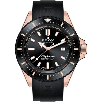 Edox Neptunian 80120 37RNNCA NIR Skydiver Heren Duikhorloge 44mm