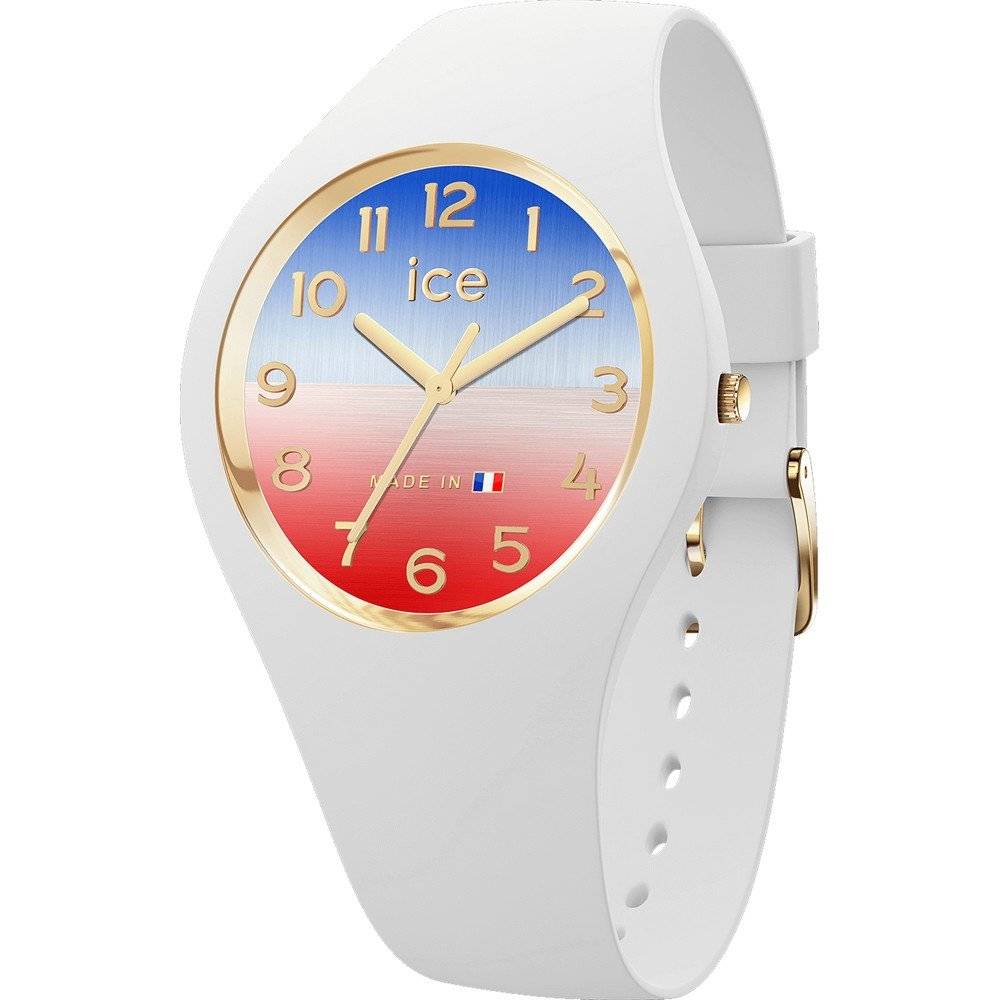 Ice-Watch - ICE cocorico Horizon sunset - Wit dameshorloge met siliconen band - 023251 (Small Ice-Watch - ICE cocorico Horizon sunset - Wit dameshorloge met siliconen band - 023251 (Small