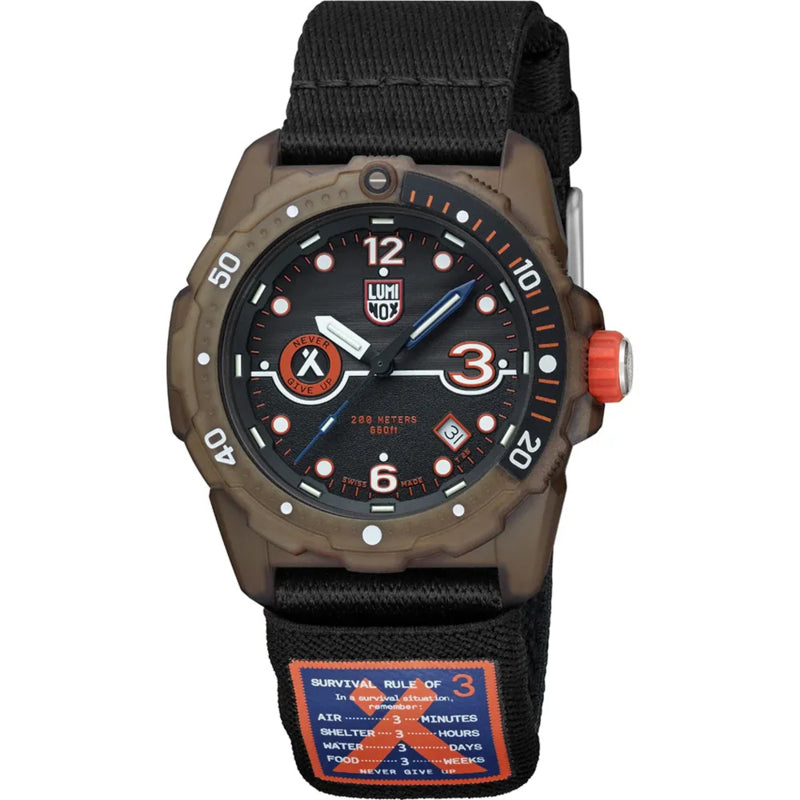 Luminox Bear Grylls Survival Rule of 3 ECO #TIDE Horloge XB.3721.ECO 45mm