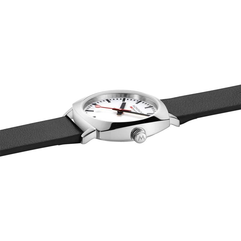 Mondaine Cushion Petite Spoorweghorloge Dames 31 mm - horlogeoutlet.nl