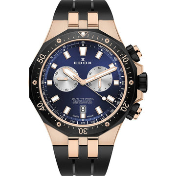 Edox Delfin Chronograph 10109 357RNCA BUIRA Heren Duikhorloge 43mm