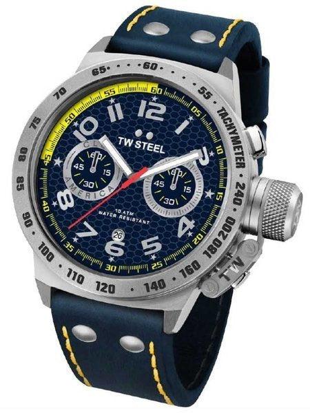 TW Steel CS28 Club America Chronograaf Horloge 45mm - horlogeoutlet.nl