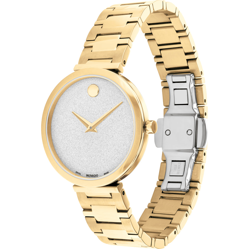 Movado Museum Classic Goudkleurig Dameshorloge 32mm