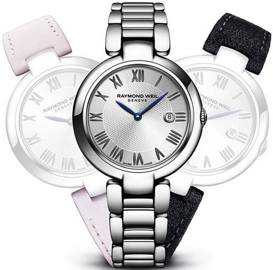 Raymond Weil Shine Etoile Repetto 32 mm Dameshorloge set (2 extra gratis horlogebanden)