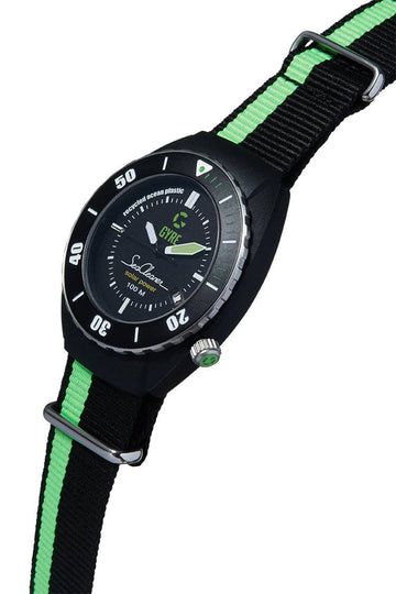 Gyre SeaCleaner ‘Green Ocean’ Herenhorloge 42mm