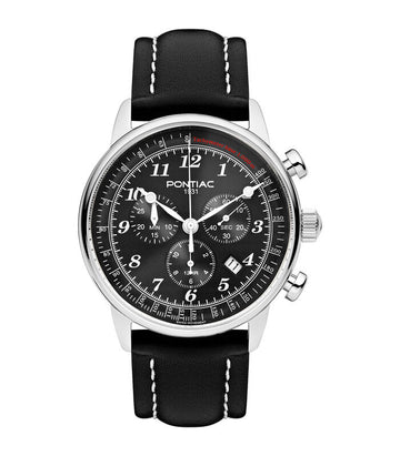 Pontiac Swiss Made Chronograph Herrenuhr 42 mm