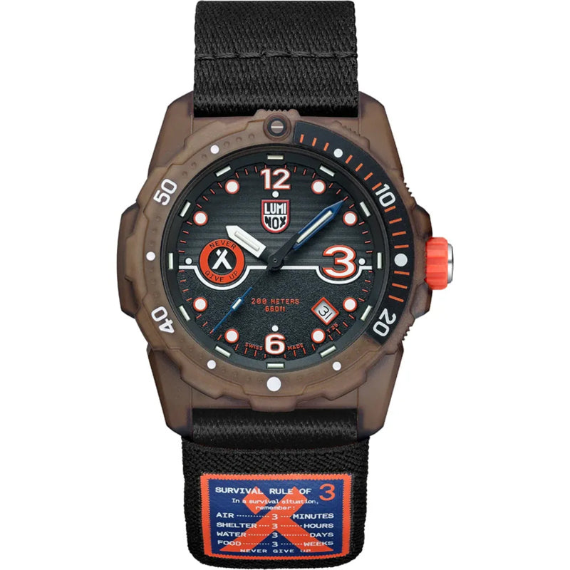 Luminox Bear Grylls Survival Rule of 3 ECO #TIDE Watch XB.3721.ECO 45mm