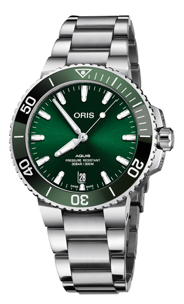 Oris Aquis Date Green Dial 39,5mm