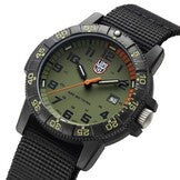 Luminox Leather Back SEA Turtle Giant Black Green 44mm  XS.0337