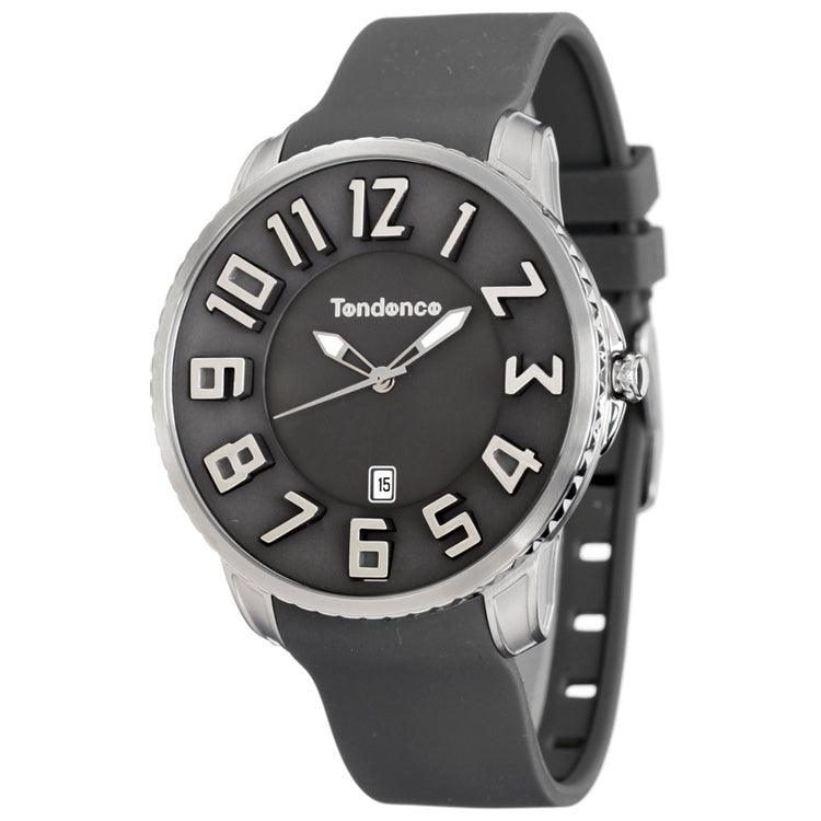 Tendence Gulliver Slim Horloge Steel Grey 10ATM XL - horlogeoutlet.nl