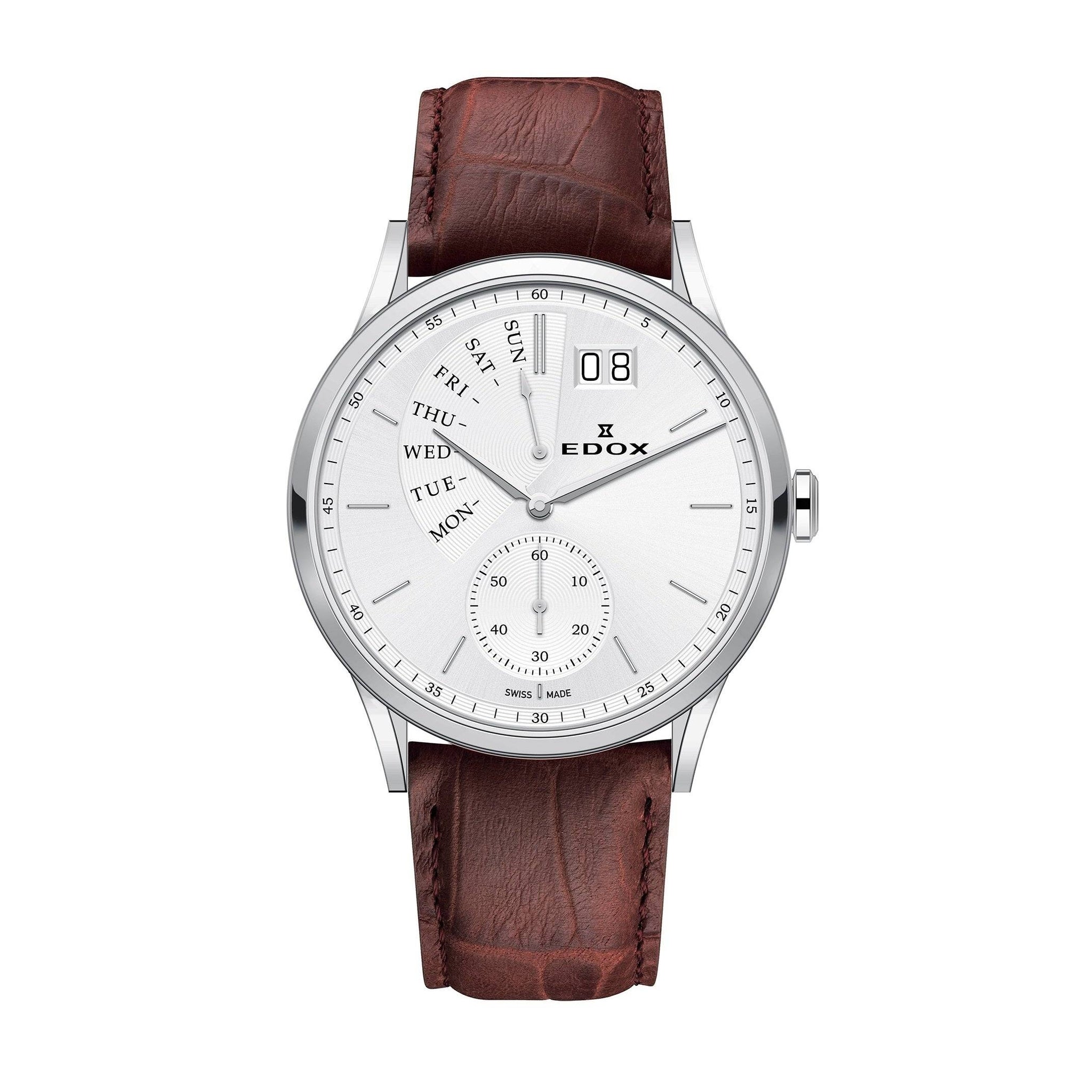 Edox Les Vauberts 34500 3 AIN Herenhorloge 42mm