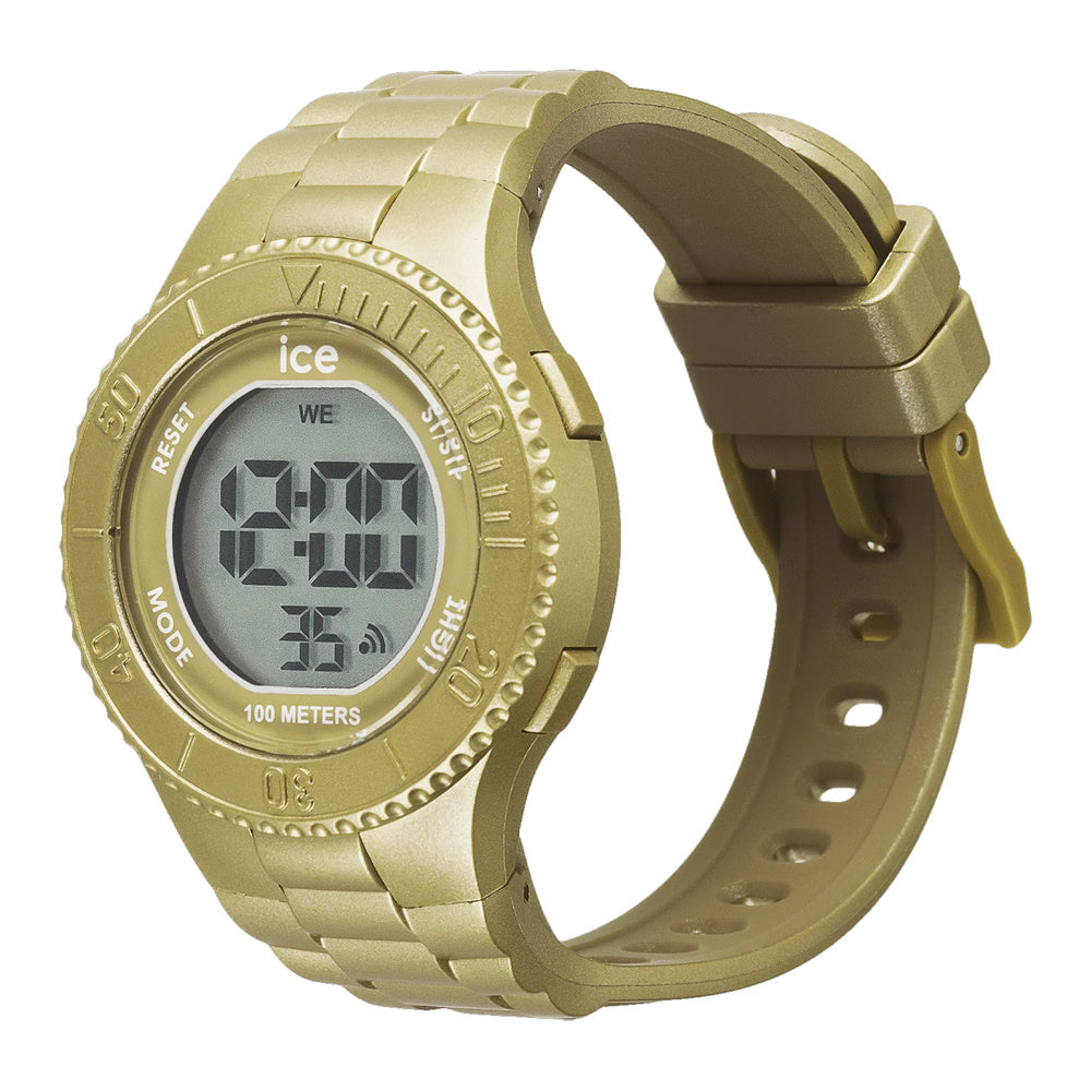 Ice Watch Ice Digit Digitaal Kinderhorloge Gold Metallic 35mm