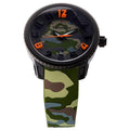 Tendence Gulliver Camouflage Horloge Green 10 ATM L - horlogeoutlet.nl