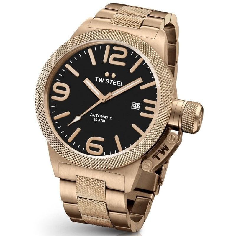 TW Steel CB175 Canteen Bracelet Automaat Horloge 45mm (DEMO) - horlogeoutlet.nl