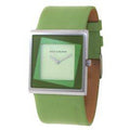 Rolf Cremer dameshorloge Yess 507204 met vierkante 34mm kast en groene leren band. Elegant ontwerp voor moderne dames.