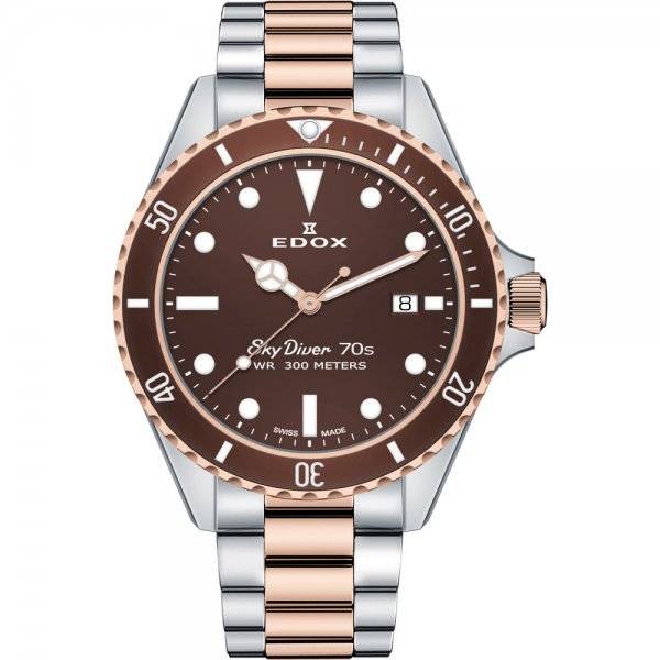 Edox Skydiver 53017 357RBRM BRI Heren Duikhorloge 42 mm