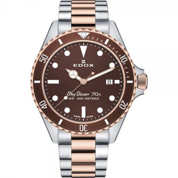 Edox Skydiver 53017 357RBRM BRI Heren Duikhorloge 42 mm