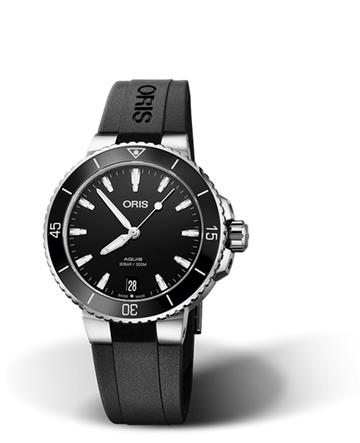 Oris Aquis Date Black Dial Dameshorloge 36,5mm 30ATM