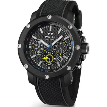 TW Steel Grandeur Tech VR46 Valentino Rossi Chronograaf Horloge 48mm - horlogeoutlet.nl