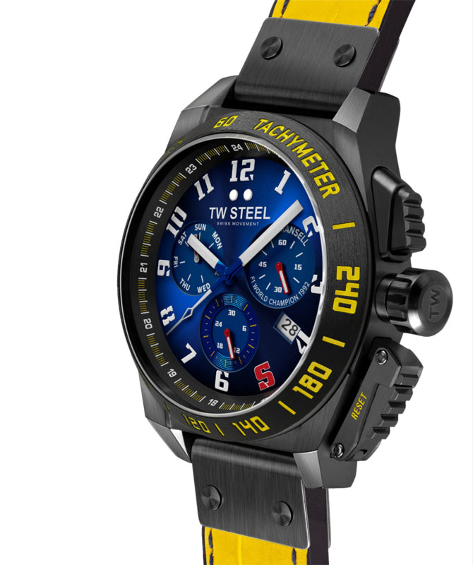 TW Steel TW1017 Canteen Nigel Mansell Limited Edition Swiss Made Chronograaf 46mm