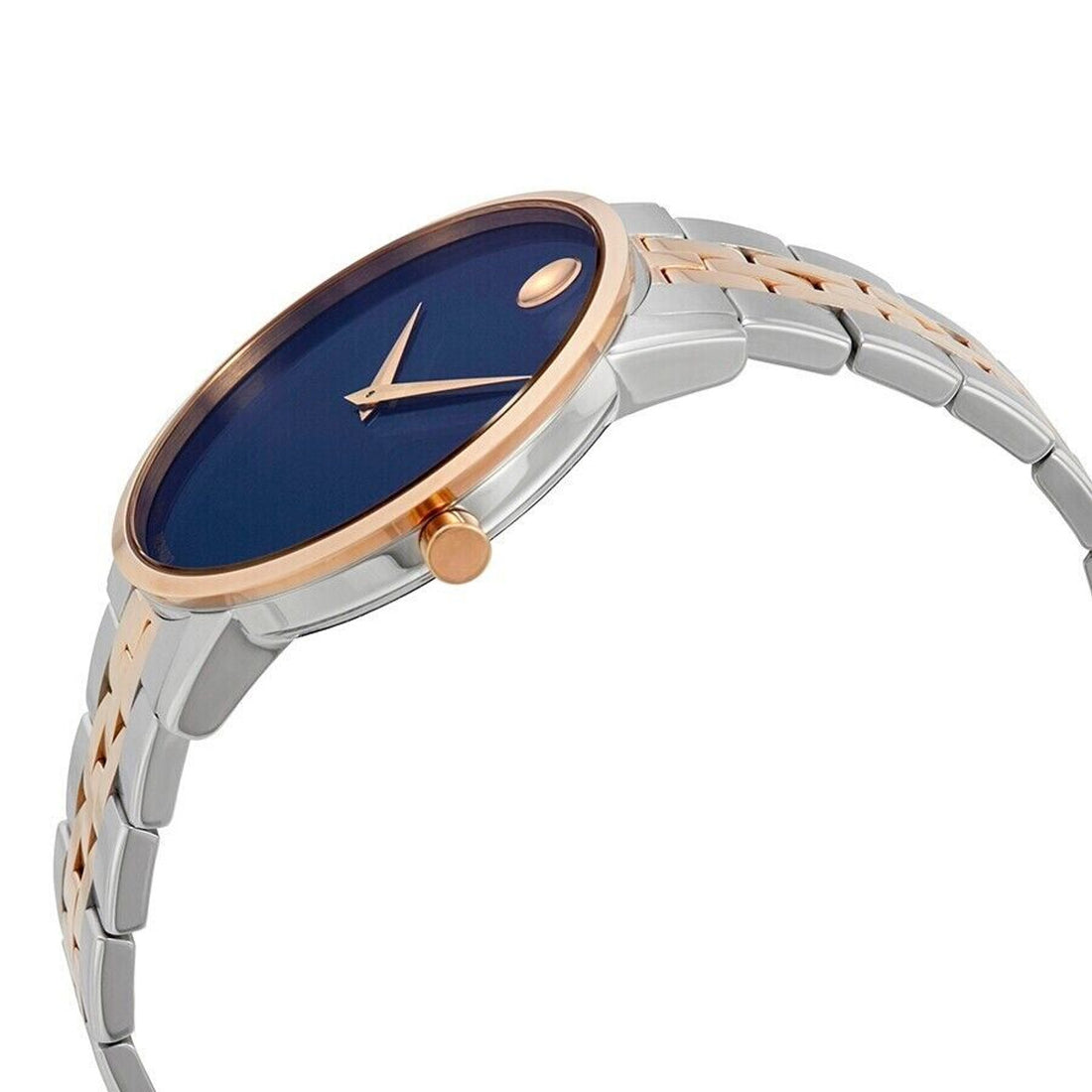 Movado Museum Classic Herenhorloge met Blauwe Wijzerplaat 40mm