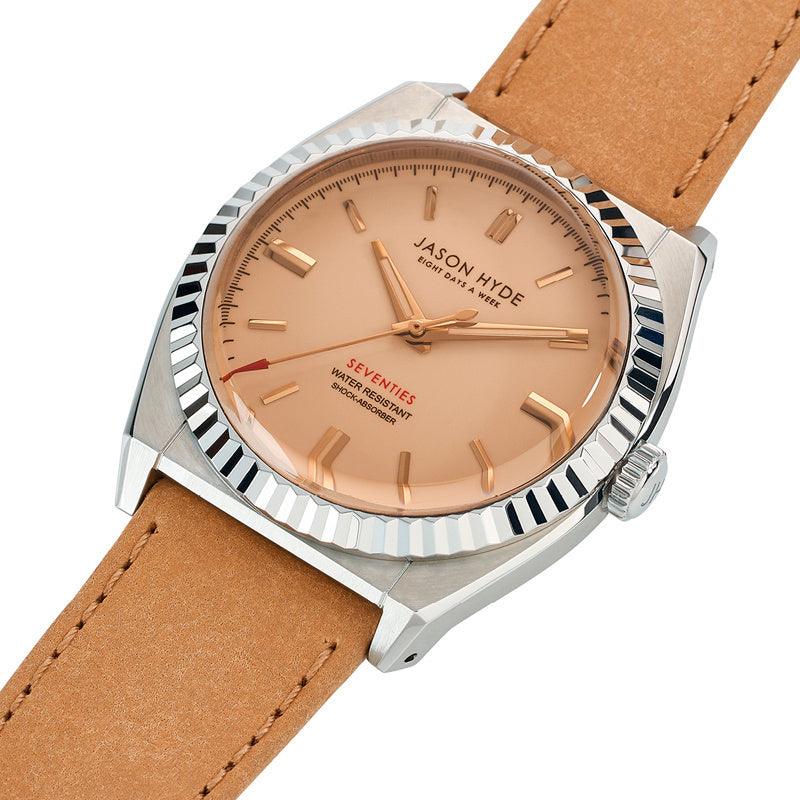 Jason Hyde Amber Duurzaam Horloge Quartz 40mm - horlogeoutlet.nl