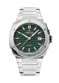 Alpina Automatic Green Dial Herenhorloge met Zwitsers uurwerk en 41mm roestvrijstalen kast. Luxe herenhorloge voor elke gelegenheid.