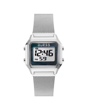 Stijlvol Guess Herenhorloge Grijs RVS - 37-40mm