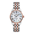Certina DS C0010072211300 Podium Automatic Dameshorloge 29mm met parelmoer wijzerplaat en roségoud-zilveren schakelband. Luxe Swiss Made dames horloge.