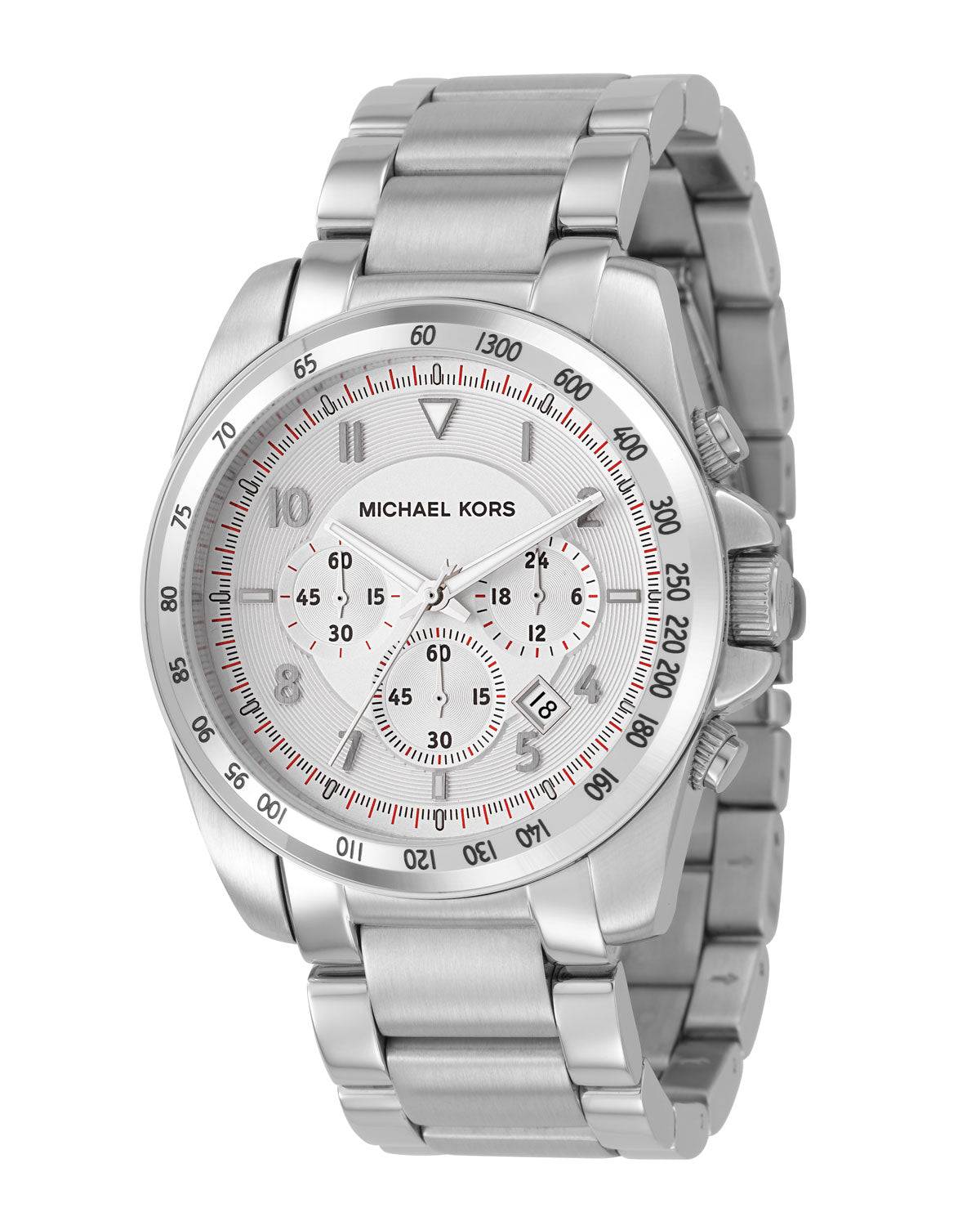 Michael Kors MK8131 Herenhorloge Zilverkleurig RVS 46-52mm