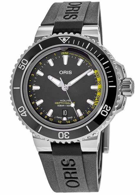 Oris Aquis Depth Gauge Set 46 mm 50ATM - horlogeoutlet.nl