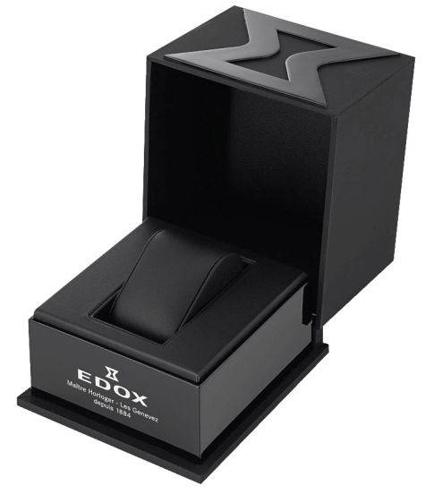 EDOX LES BÉMONTS 56003 3 NIN Swiss Made Herenhorloge 40mm