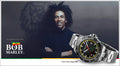 Raymond Weil horloge - Bob Marley | Tijdloos ontwerp met zwart wijzerplaat en Jamaicaanse accenten. Limited edition herenhorloge met GMT-functie.