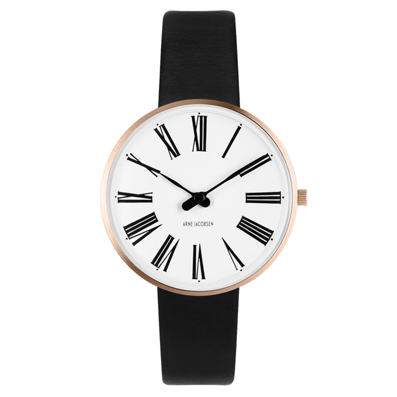 Arne Jacobsen Roman Dameshorloge Medium Rose Goud 53311-1601RP - 34mm