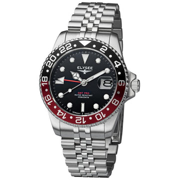 Elysee GMT Pro 80592 "Coke" Duikhorloge 40mm