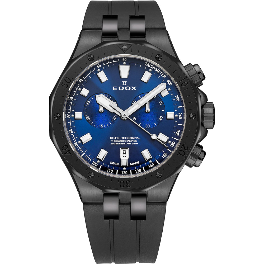 Edox Delfin 10109-37NCA-BUIN1 Horloge 43 mm 20 ATM