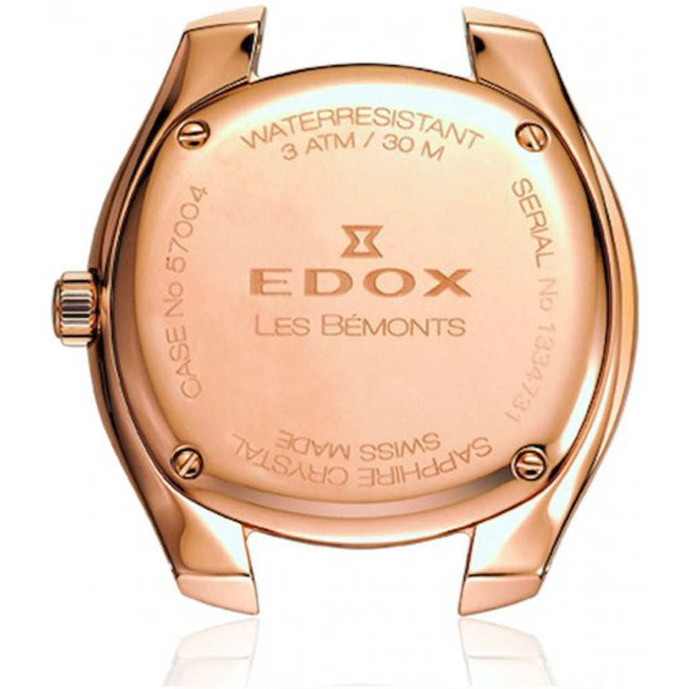 Edox Les Bémonts Horloge 57004-37R-BUIR Swiss Made  Dameshorloge 30mm