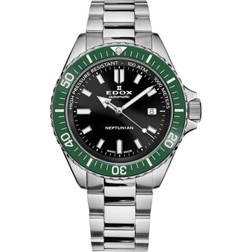 Edox Neptunian 80120 3VM NIN Skydiver Heren Duikhorloge 44mm