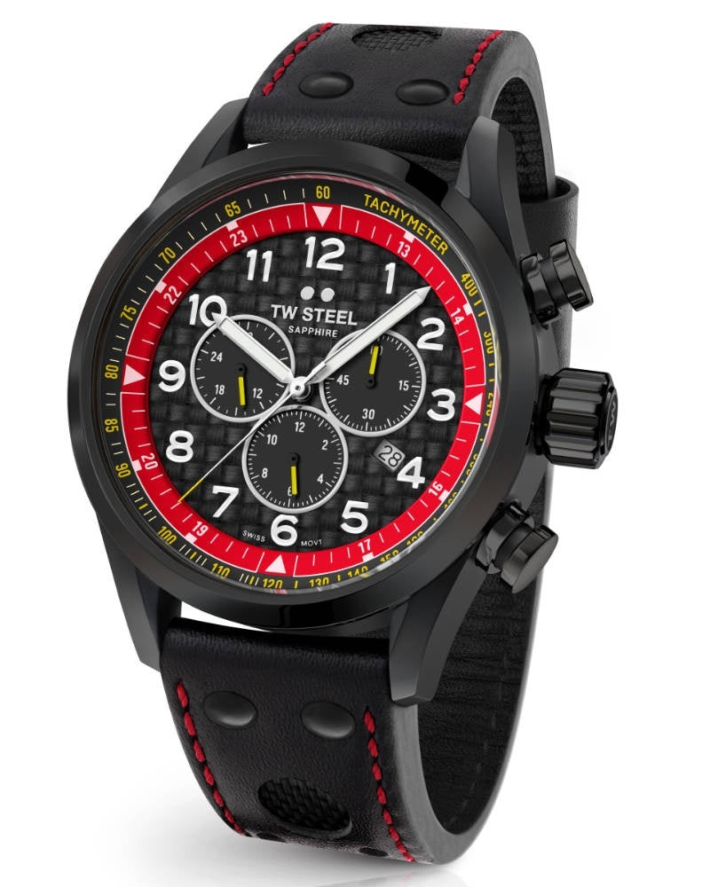 TW Steel Swiss Volante SVS303 TCR Special Edition Chrono Herenhorloge 48mm