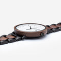 Kerbholz Anton Houten Herenhorloge Walnut Black Steel 42mm - horlogeoutlet.nl