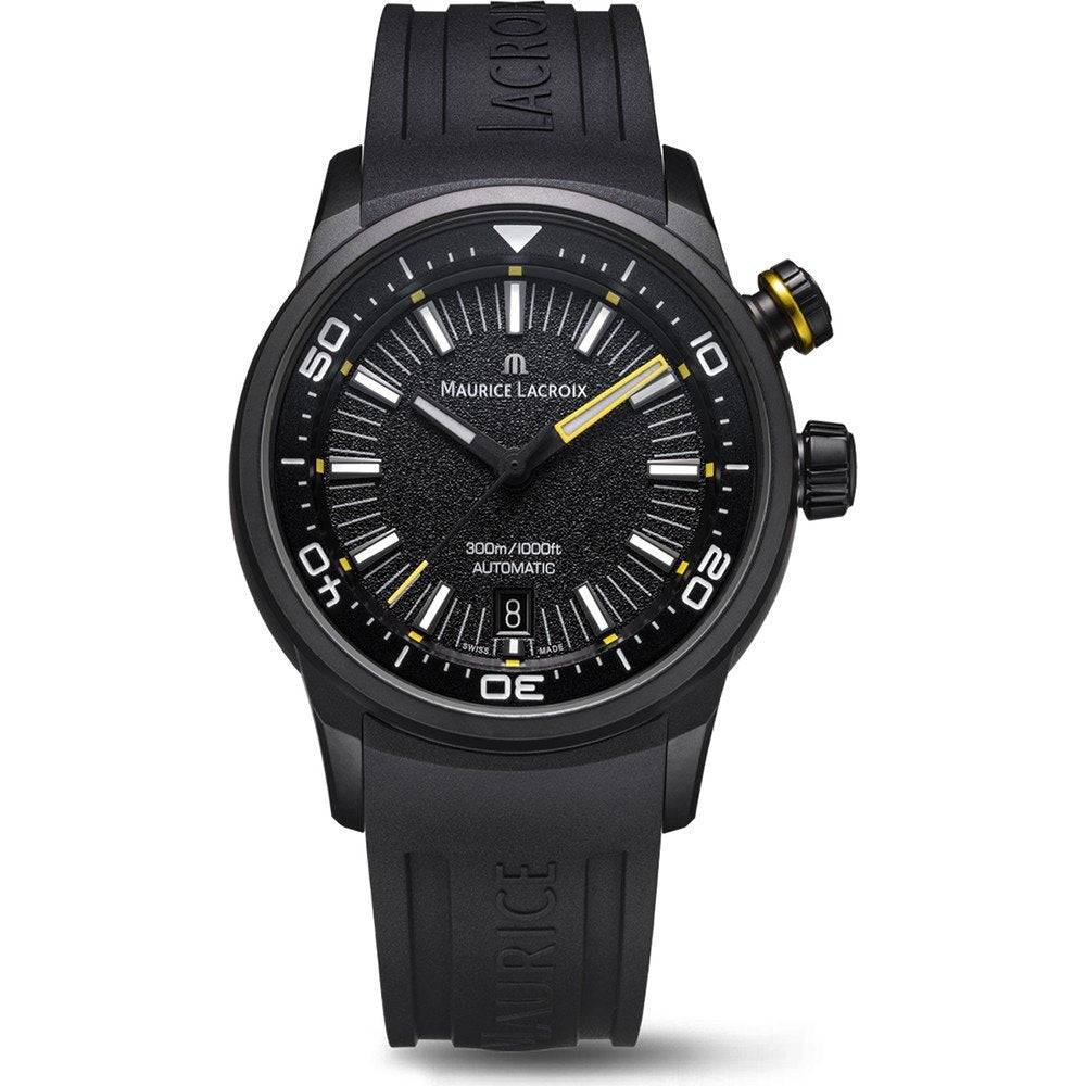 Maurice Lacroix Pontos PT6248-DLB00-330-2 Pontos S Diver Horloge 43mm 30 ATM