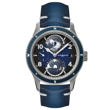 Montblanc 1858 Geosphere Automatic ref: 125565 Titanium Herenhorloge 42mm