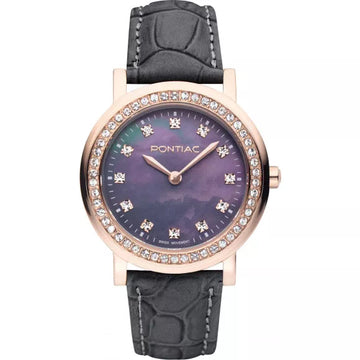 Pontiac Roman Swiss Made Women's Watch 34 mm