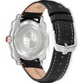 Swiss Military Hanowa Air SMWGB21013012 Aerograph Night Vision herenhorloge met zwarte lederen band en roestvrijstalen kast, 43mm pilot design.