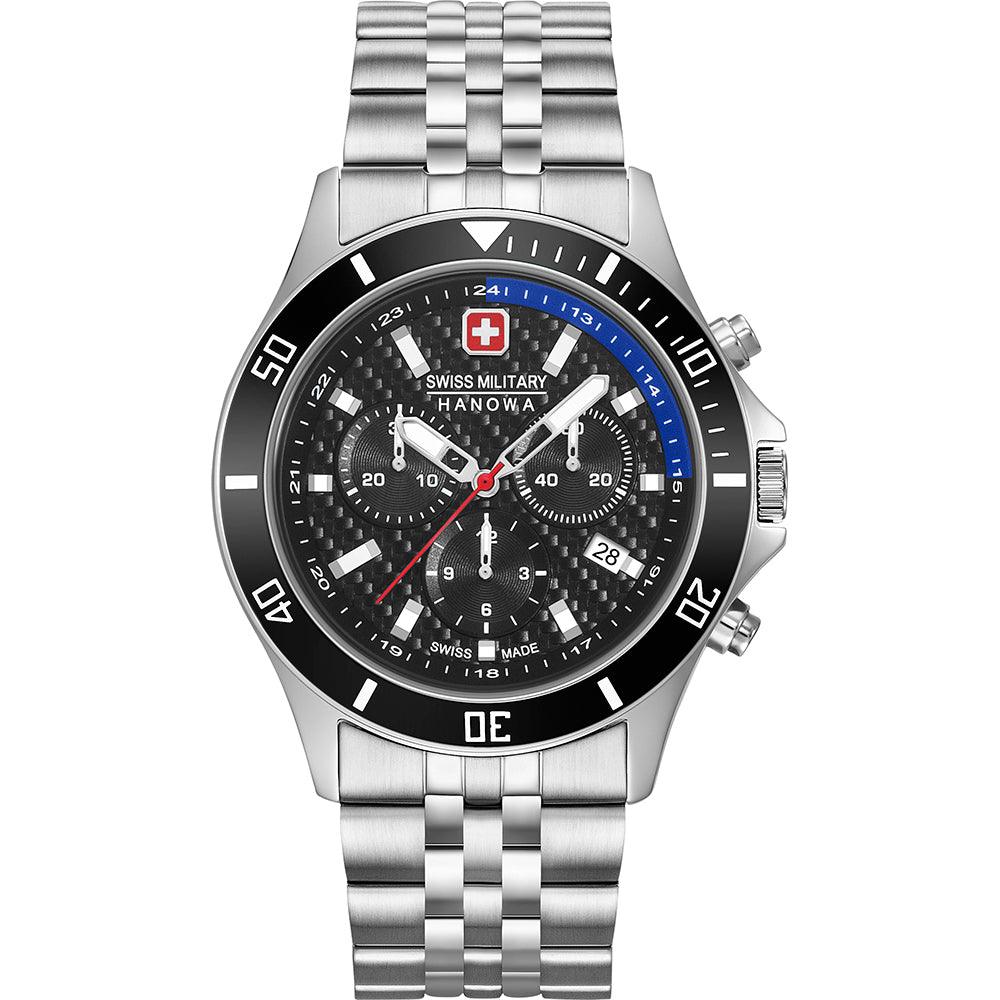 Swiss Military Hanowa Flagship Racer Chrono Horloge 42 mm 06-5337.04.007.03 - horlogeoutlet.nl