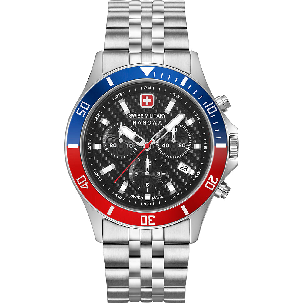 Swiss Military Hanowa Flagship Racer Chrono Horloge 42 mm